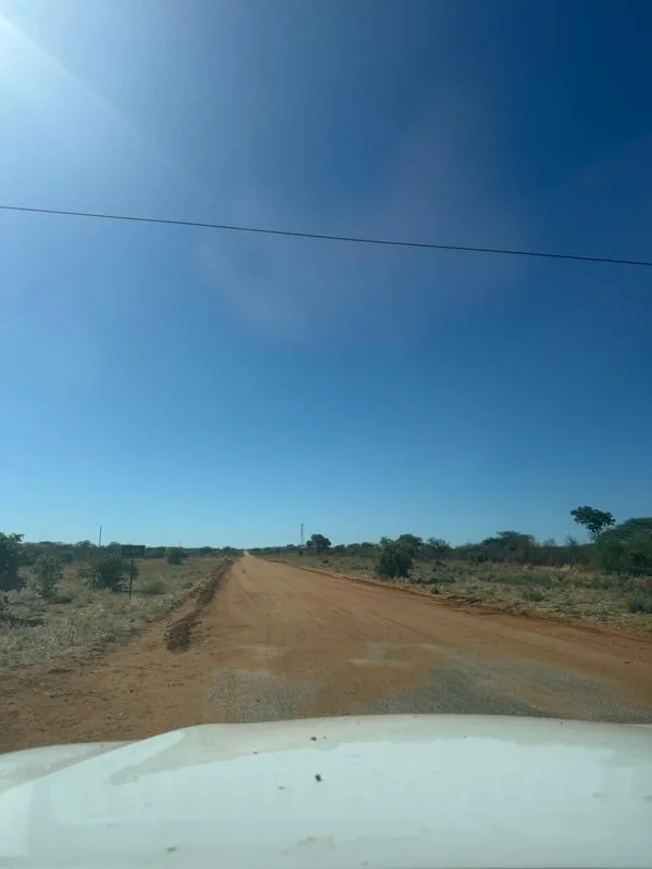 Pickup double cab attrezzato per campeggio in Namibia